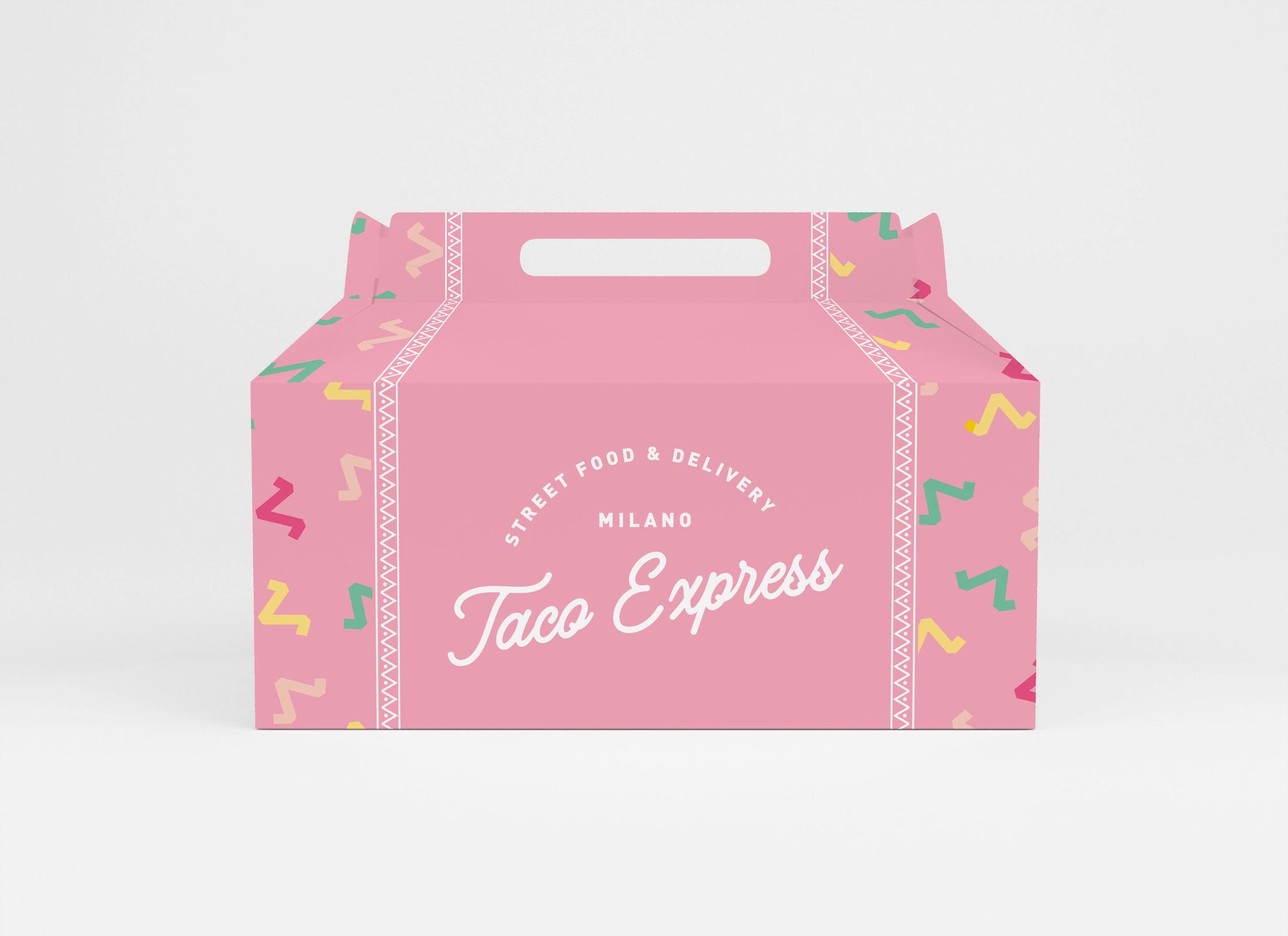 Packaging grafica box tacos