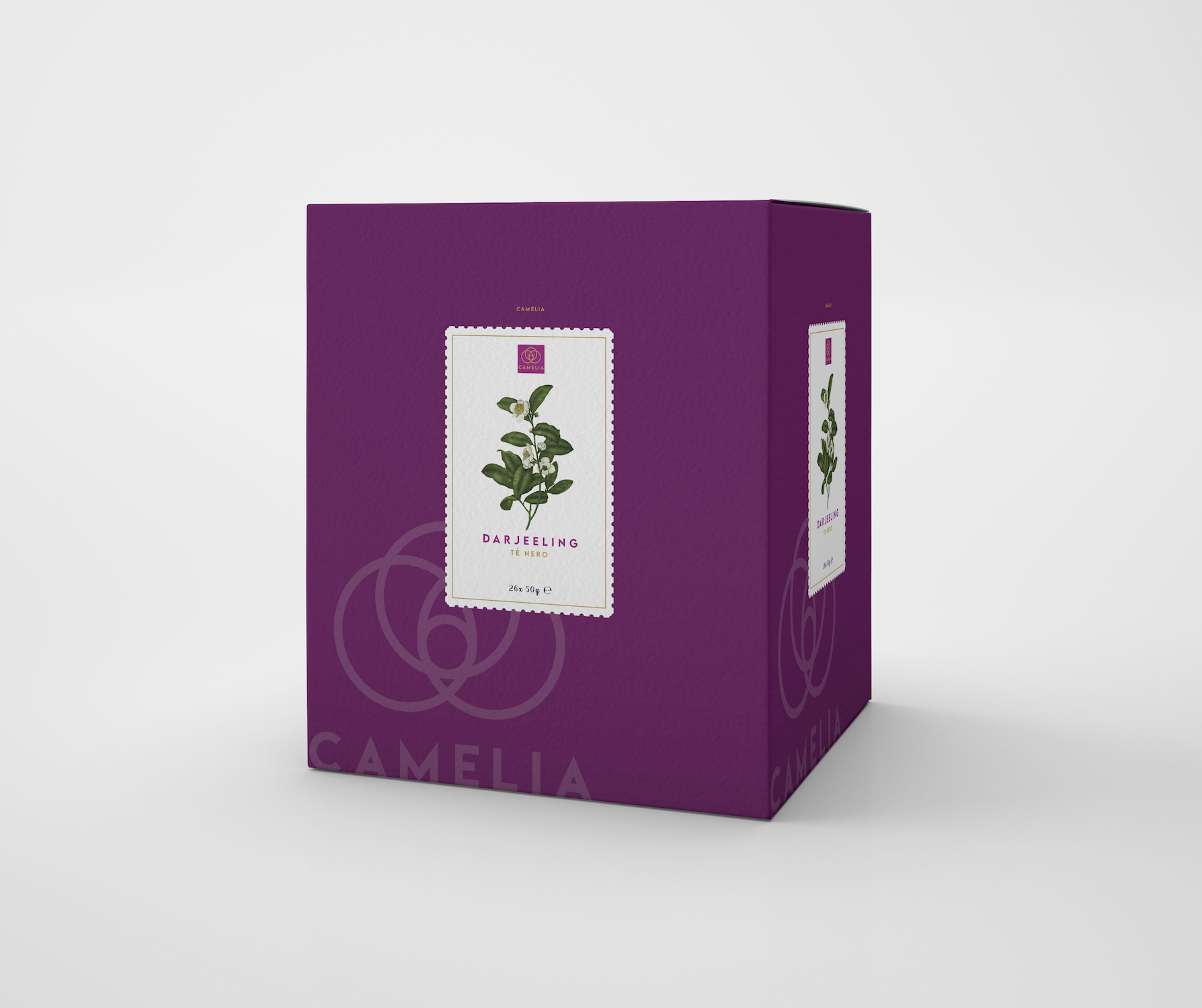 Progettazione grafica box tè